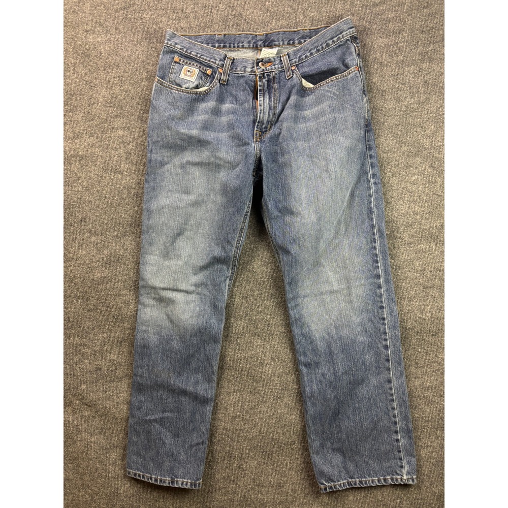 Cinch Jeans Mens 36x32 Blue Straight Leg Western Denim MB92834 003